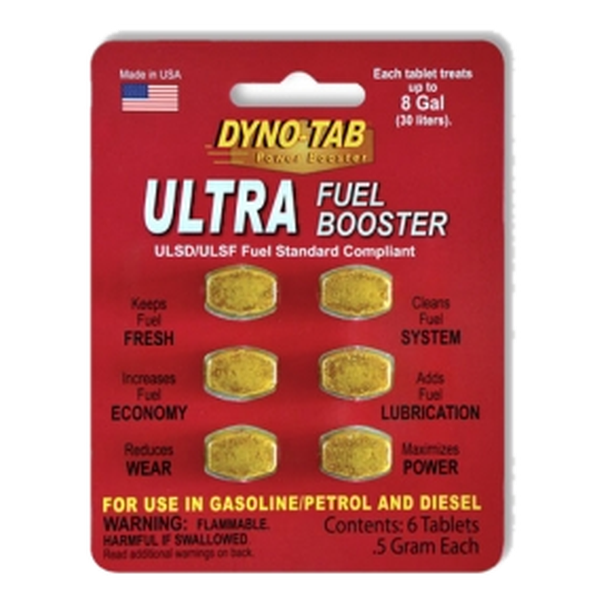 نمای جلوی رسمی بسته داینو‌تب ULTRA Fuel Booster مدل 45720